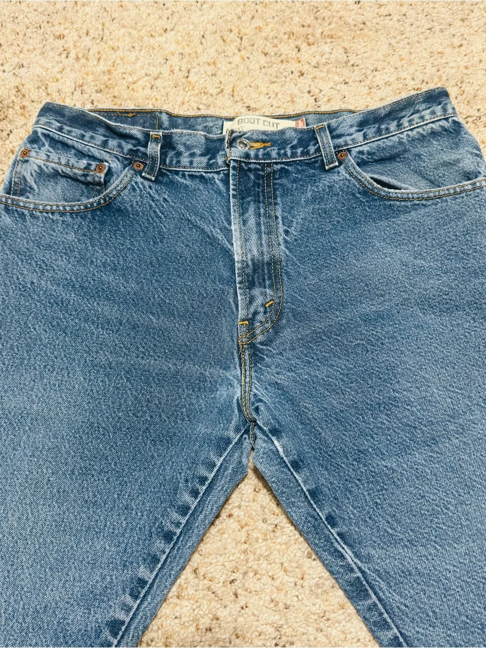 Levi 517 Bootcut Jeans Mens Blue Denim 2007 Made in Mexico
